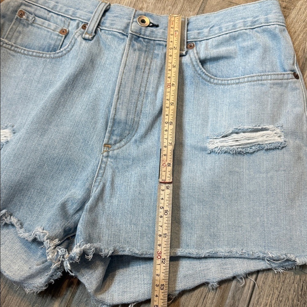 Rag & Bone Women's Justine Denim Jean Shorts Light Blue High Rise Vintage SZ 28 - Picture 5 of 10